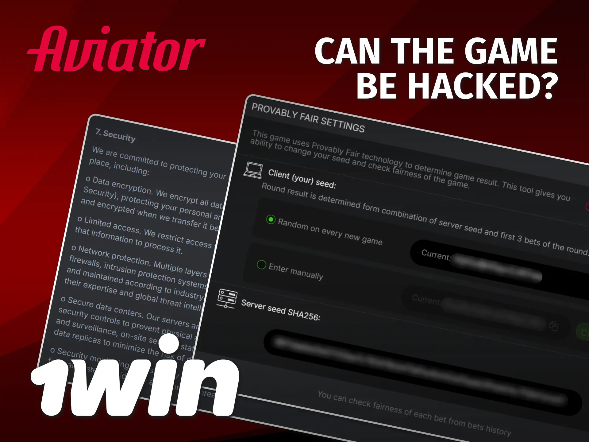 Trust 1Win Aviator's anti-hacking security measures in Kenya.