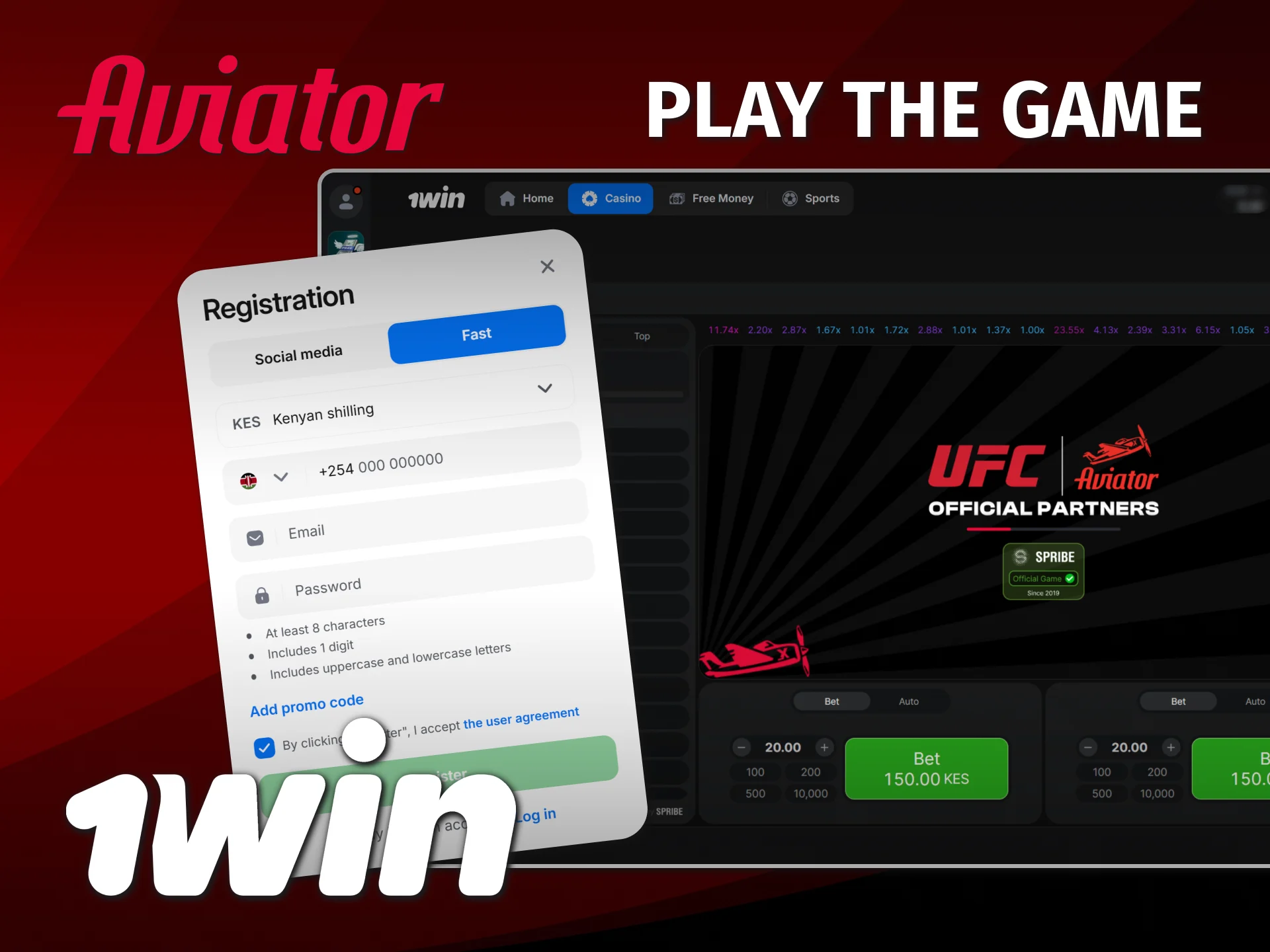 Find unique thrills and surprises playing 1Win Aviator in Kenya.