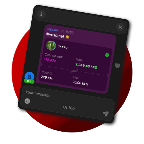 See live chat with other Aviator players on BetLion Kenya.