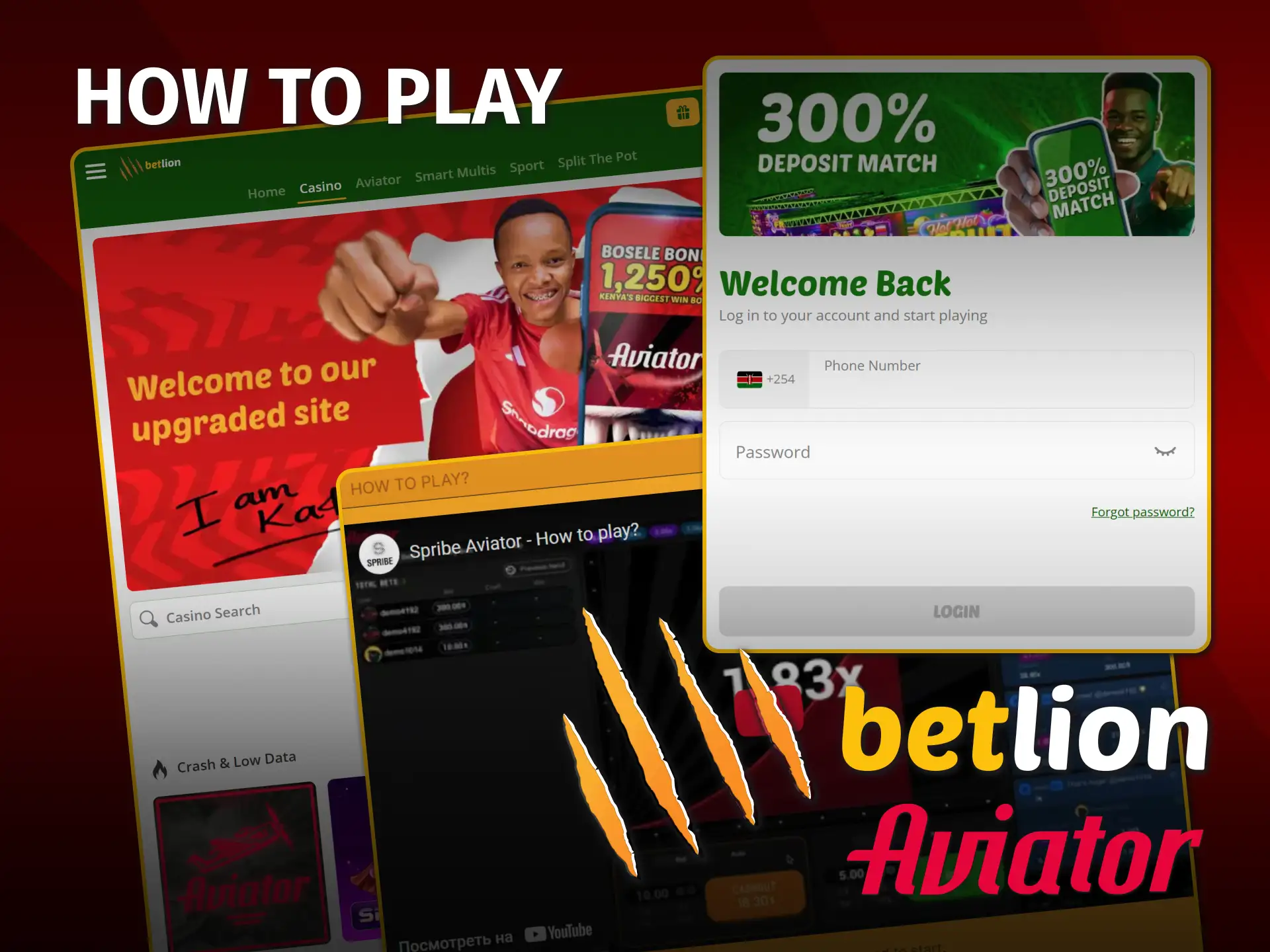 Learn how to play BetLion Aviator crash game in Kenya.