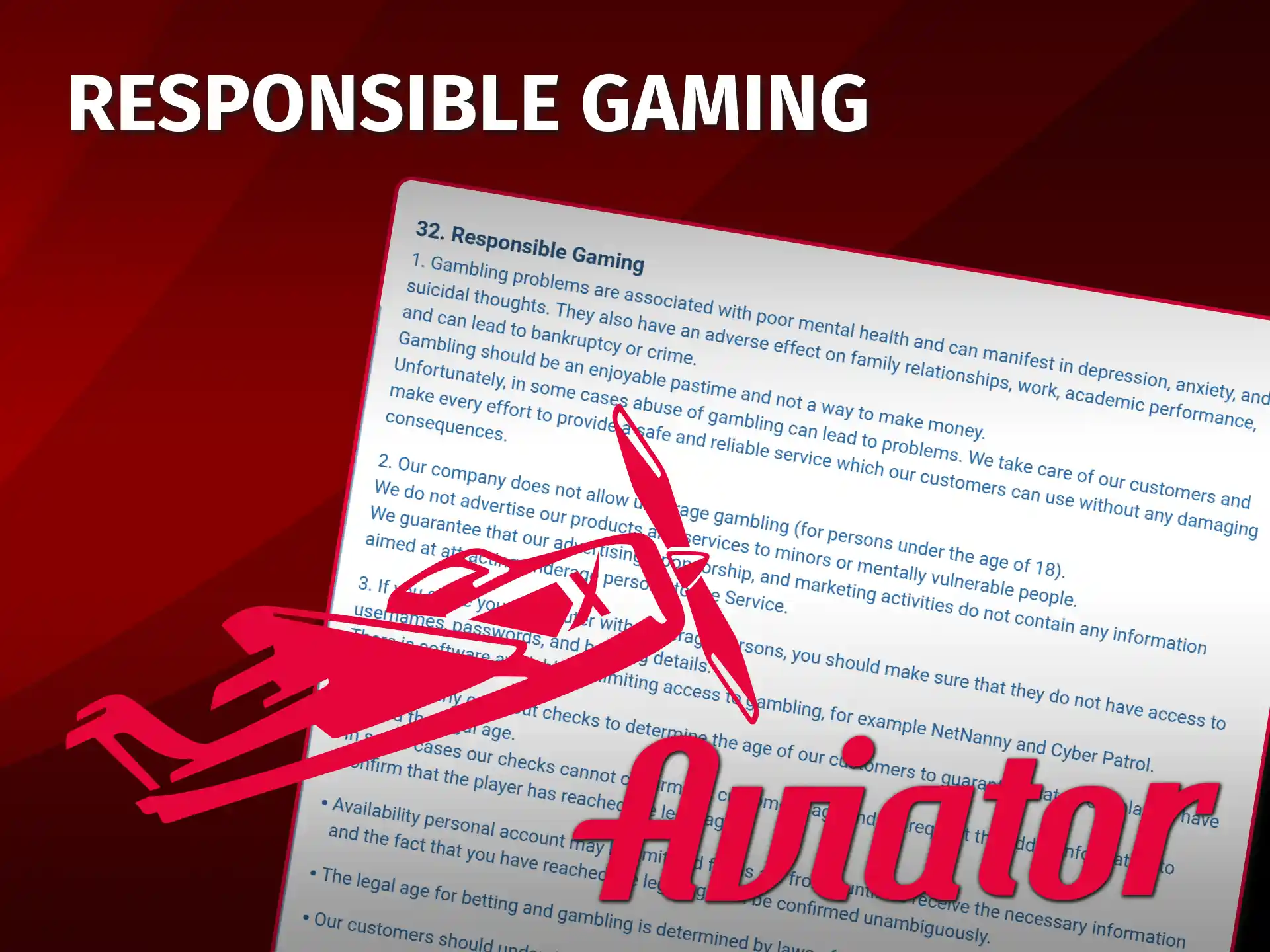 Enjoy Aviator game responsibly and set your limits in Kenya.