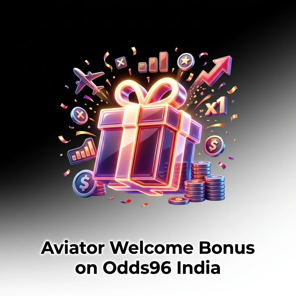 Odds96 India welcome bonus up to 100% for new players, minimum INR 1,000 deposit to claim and play Aviator