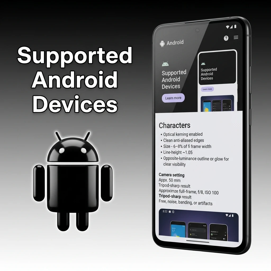 Batery Aviator app supported Android devices across budget, mid-range, and flagship tiers from Samsung, Redmi, Realme, Poco, and OnePlus