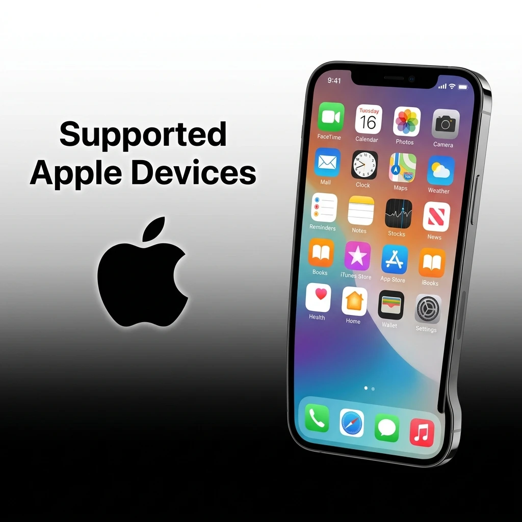 List of supported Apple iPhones and iPads compatible with Batery PWA, running iOS 12 or later, from iPhone SE to iPad Pro