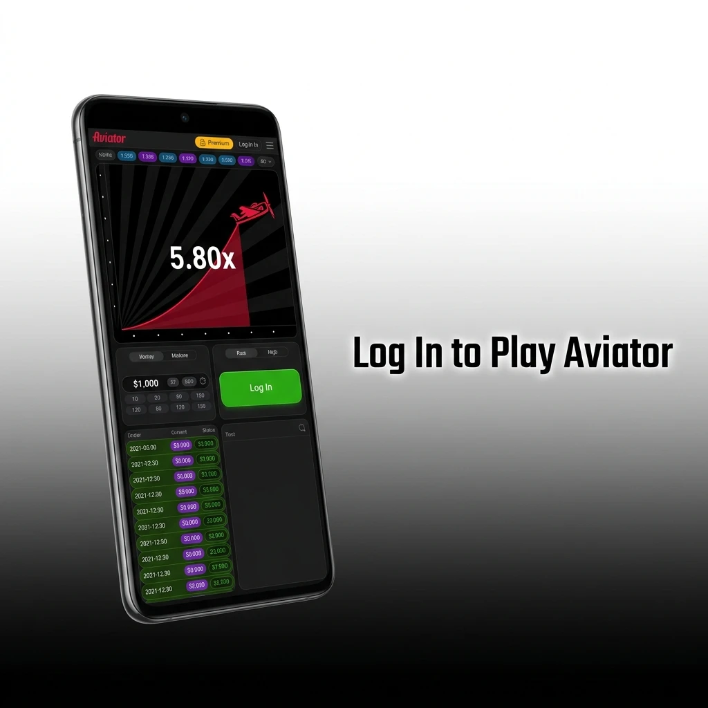Casino login screen showing steps to access Aviator game via email, phone, or social network on mobile or desktop