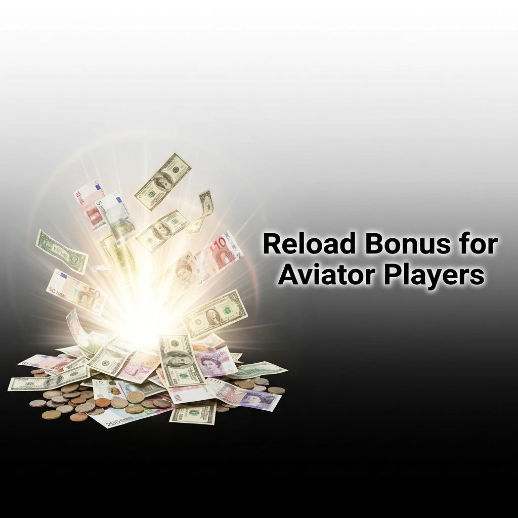 Reload bonus offer for Aviator players showing 50% up to INR 5,000 on subsequent deposits