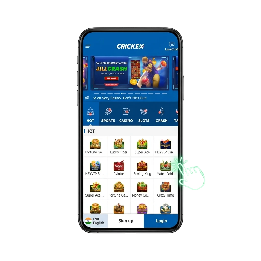 Crickex Aviator game app for Android and iOS in India – place bets and cash out multipliers on mobile