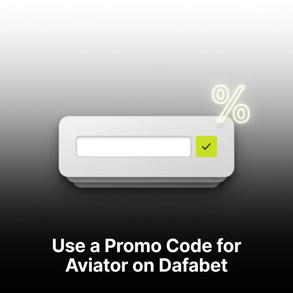 Dafabet promo code DAFWIN entry field during registration to activate Aviator bonus on mobile app